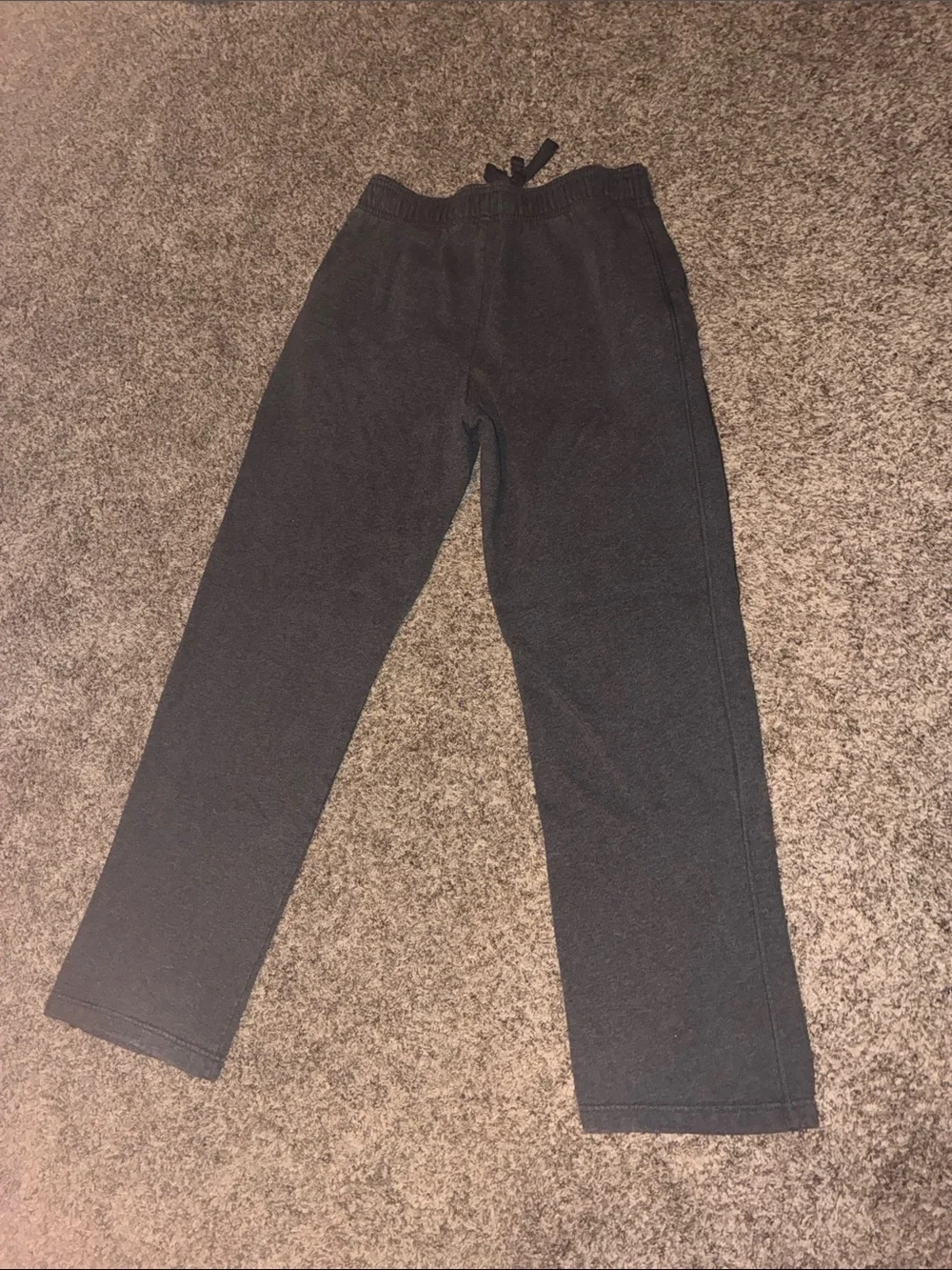 Champion Men's Charcoal Gray Sweatpants with Drawstring Waist